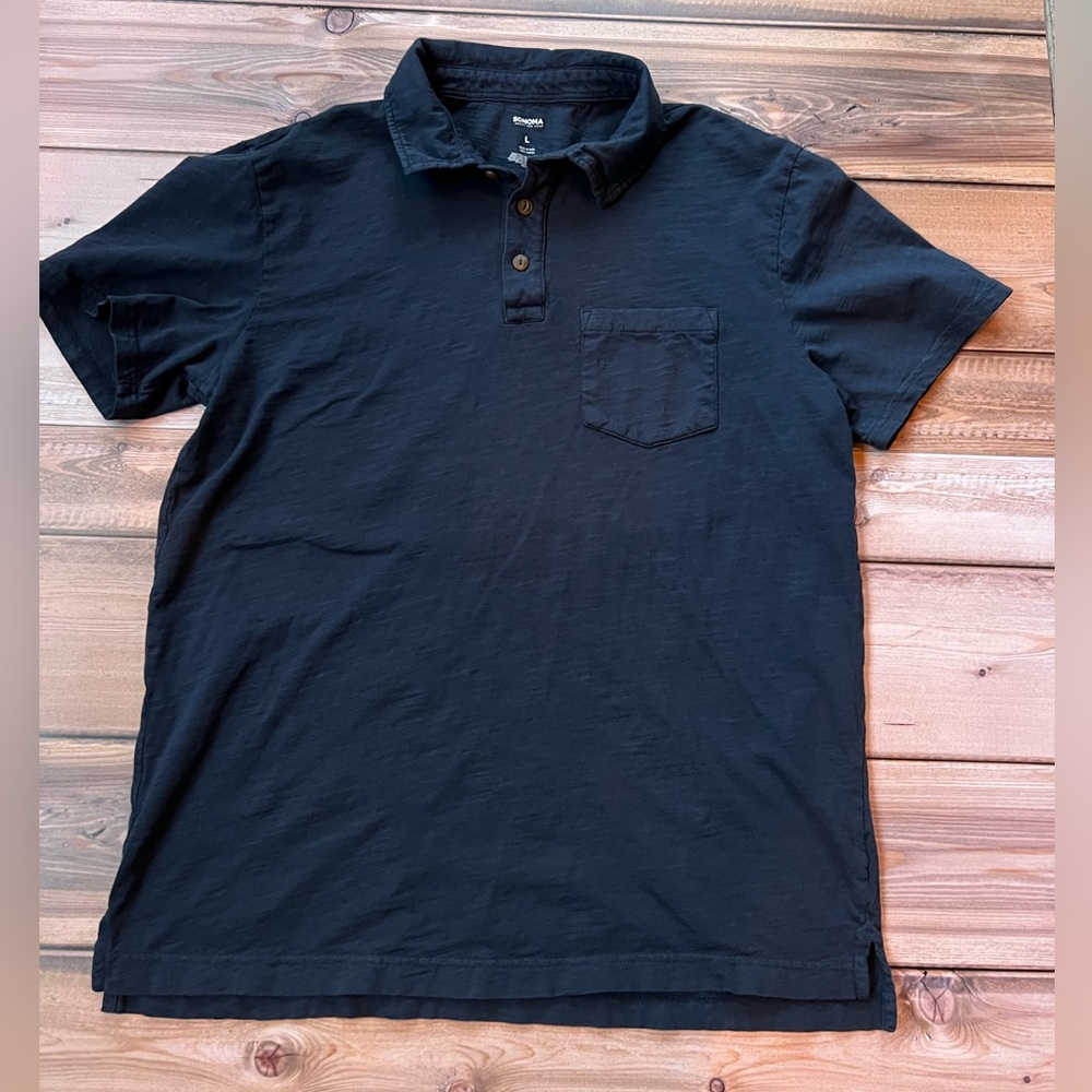 Sonoma Dark Blue Polo Shirt
